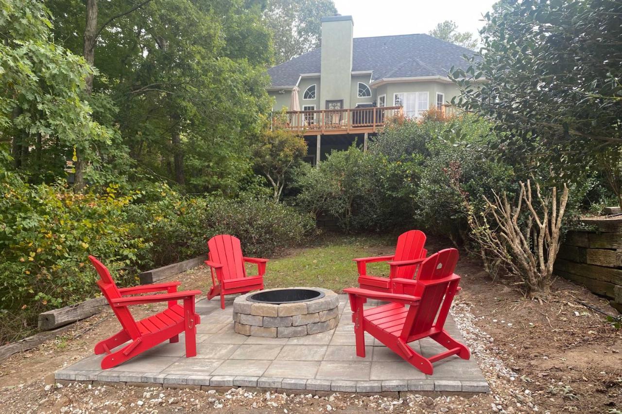 Luxe Lake House With Pool And Dock On Deep Water Cove! Appling エクステリア 写真