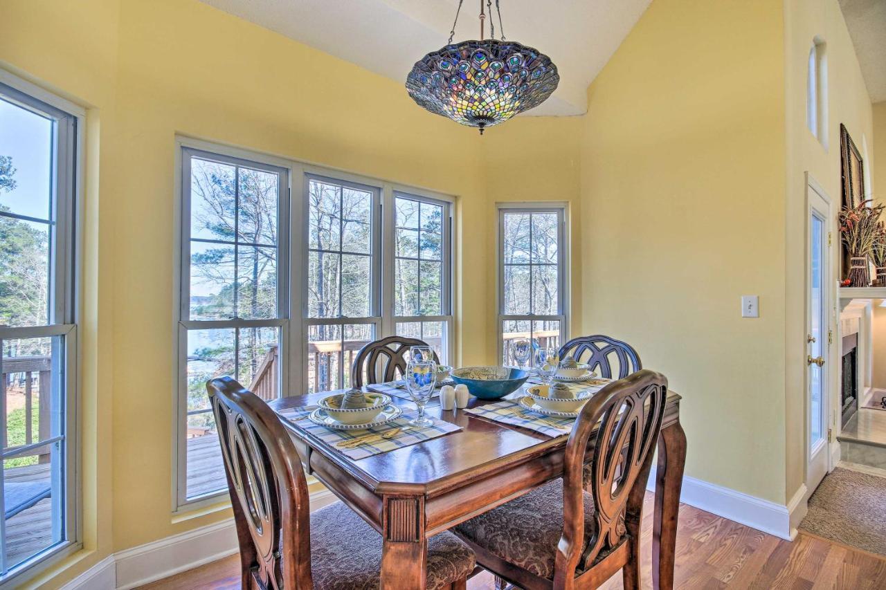 Luxe Lake House With Pool And Dock On Deep Water Cove! Appling エクステリア 写真