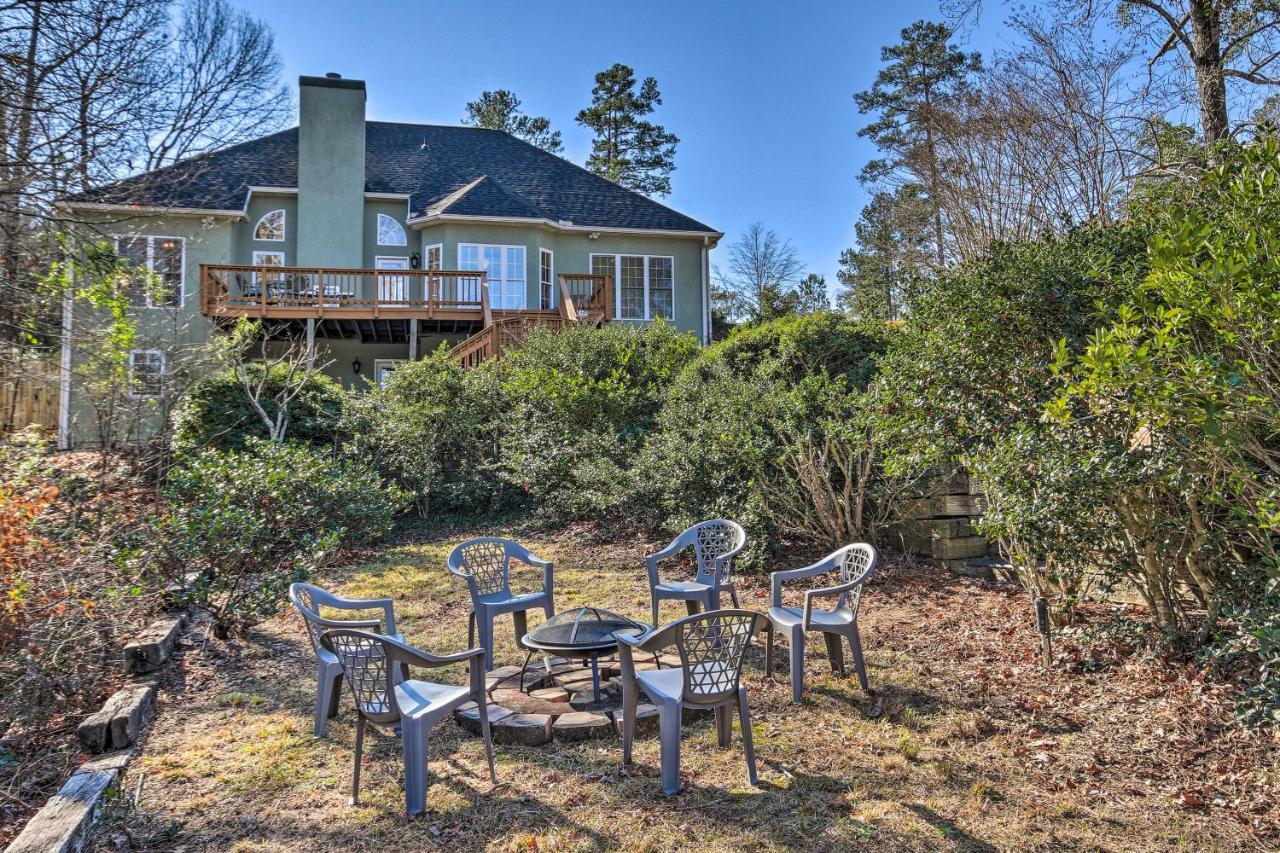 Luxe Lake House With Pool And Dock On Deep Water Cove! Appling エクステリア 写真