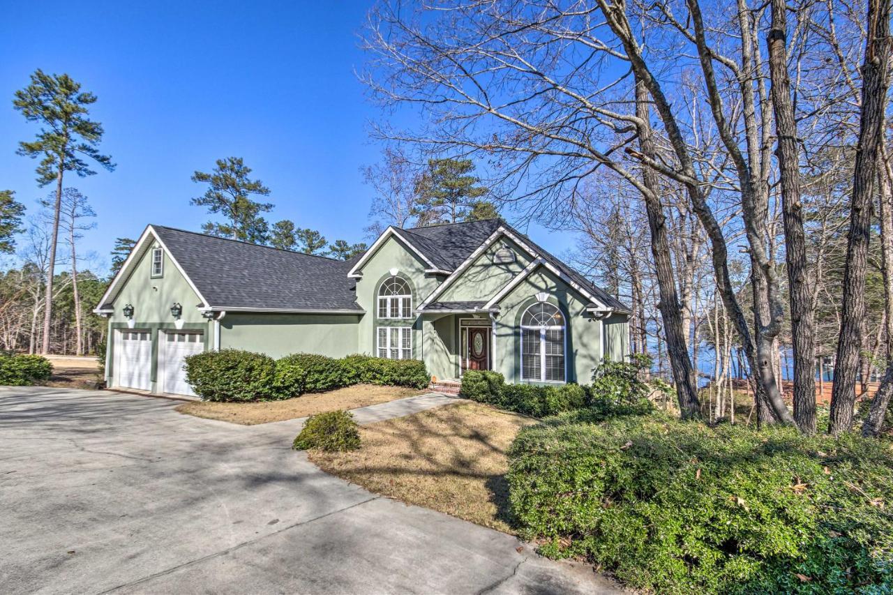 Luxe Lake House With Pool And Dock On Deep Water Cove! Appling エクステリア 写真