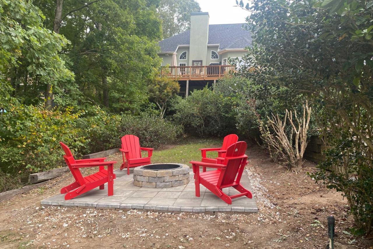 Luxe Lake House With Pool And Dock On Deep Water Cove! Appling エクステリア 写真